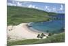 Chile, Easter Island, Rapa-Nui National Park, Beach at Anakena Bay-null-Mounted Giclee Print