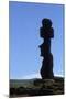 Chile, Easter Island, Rapa-Nui National Park, Ko Te Riku Megalith on Tahai Ahu Stone Platform-null-Mounted Giclee Print