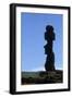 Chile, Easter Island, Rapa-Nui National Park, Ko Te Riku Megalith on Tahai Ahu Stone Platform-null-Framed Giclee Print