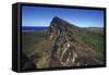 Chile, Easter Island, Rapa-Nui, National Park, Landscape with Rano Raraku Crater-null-Framed Stretched Canvas