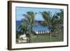 Chile, Easter Island, Rapa-Nui National Park, Moai Megalithic Statues at Anakena Beach-null-Framed Giclee Print