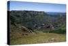 Chile, Easter Island, Rapa-Nui National Park, Rano Kao Crater Lake-null-Stretched Canvas