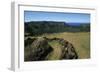 Chile, Easter Island, Rapa-Nui National Park, Rano Kau Volcano and Crater Lake-null-Framed Giclee Print