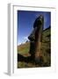 Chile, Easter Island, Rapa-Nui National Park, Rano Raraku, Anthropomorphic 'Moai' Monoliths-null-Framed Giclee Print