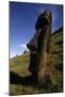 Chile, Easter Island, Rapa-Nui National Park, Rano Raraku, Anthropomorphic 'Moai' Monoliths-null-Mounted Giclee Print