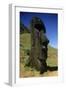 Chile, Easter Island, Rapa-Nui National Park, Rano Raraku, Anthropomorphic 'Moai' Monoliths-null-Framed Giclee Print