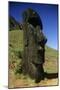 Chile, Easter Island, Rapa-Nui National Park, Rano Raraku, Anthropomorphic 'Moai' Monoliths-null-Mounted Giclee Print