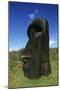 Chile, Easter Island, Rapa-Nui National Park, Rano Raraku, Anthropomorphic 'Moai' Monoliths-null-Mounted Giclee Print