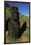 Chile, Easter Island, Rapa-Nui National Park, Rano Raraku, Anthropomorphic 'Moai' Monoliths-null-Framed Giclee Print