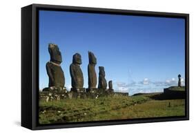 Chile, Easter Island, Rapa-Nui National Park-null-Framed Stretched Canvas