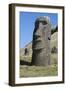 Chile, Easter Island. Rapa Nui NP, Historic Site of Rano Raraku-Cindy Miller Hopkins-Framed Photographic Print