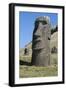 Chile, Easter Island. Rapa Nui NP, Historic Site of Rano Raraku-Cindy Miller Hopkins-Framed Photographic Print