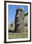 Chile, Easter Island. Rapa Nui NP, Historic Site of Rano Raraku-Cindy Miller Hopkins-Framed Photographic Print