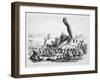 Chile, Expedition of French Frigate 'La Flore' to Easter Island-null-Framed Giclee Print