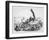 Chile, Expedition of French Frigate 'La Flore' to Easter Island-null-Framed Giclee Print