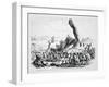 Chile, Expedition of French Frigate 'La Flore' to Easter Island-null-Framed Giclee Print