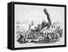 Chile, Expedition of French Frigate 'La Flore' to Easter Island-null-Framed Stretched Canvas
