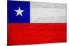 Chile Flag Design with Wood Patterning - Flags of the World Series-Philippe Hugonnard-Stretched Canvas