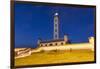 Chile, La Serena, Faro Monumental, Lighthouse at Dawn-Walter Bibikow-Framed Photographic Print