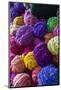 Chile, Los Lagos, Puerto Montt, Angelmo Market, Chiloe Wool Yarn-Walter Bibikow-Mounted Photographic Print