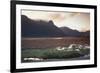 Chile, Los Lagos Region, Peulla, Marshlands by Techado Mountain at Sunset-null-Framed Giclee Print