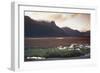 Chile, Los Lagos Region, Peulla, Marshlands by Techado Mountain at Sunset-null-Framed Giclee Print