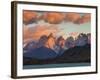 Chile, Magallanes Region, Torres Del Paine National Park, Lago Pehoe, Dawn Landscape-Walter Bibikow-Framed Photographic Print