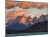 Chile, Magallanes Region, Torres Del Paine National Park, Lago Pehoe, Dawn Landscape-Walter Bibikow-Mounted Photographic Print