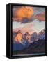 Chile, Magallanes Region, Torres Del Paine National Park, Lago Pehoe, Dawn Landscape-Walter Bibikow-Framed Stretched Canvas