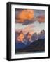 Chile, Magallanes Region, Torres Del Paine National Park, Lago Pehoe, Dawn Landscape-Walter Bibikow-Framed Photographic Print