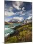 Chile, Magallanes Region, Torres Del Paine National Park, Lago Pehoe, Explora Hotel-Walter Bibikow-Mounted Photographic Print