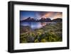 Chile, Magallanes Region, Torres Del Paine National Park, Lago Pehoe, Landscape, Dawn-Jay Goodrich-Framed Photographic Print