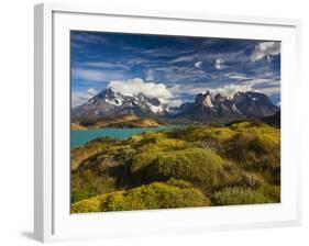 Chile, Magallanes Region, Torres Del Paine National Park, Lago Pehoe, Morning Landscape-Walter Bibikow-Framed Photographic Print