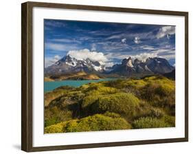 Chile, Magallanes Region, Torres Del Paine National Park, Lago Pehoe, Morning Landscape-Walter Bibikow-Framed Photographic Print