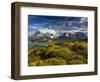 Chile, Magallanes Region, Torres Del Paine National Park, Lago Pehoe, Morning Landscape-Walter Bibikow-Framed Photographic Print