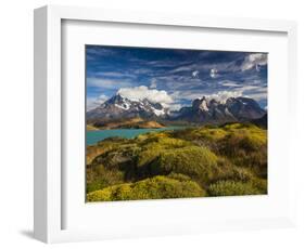 Chile, Magallanes Region, Torres Del Paine National Park, Lago Pehoe, Morning Landscape-Walter Bibikow-Framed Photographic Print