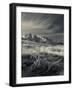 Chile, Magallanes Region, Torres Del Paine National Park, Landscape by Salto Grande Waterfall-Walter Bibikow-Framed Photographic Print