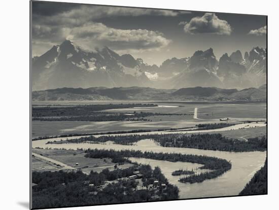 Chile, Magallanes Region, Torres Del Paine National Park, Landscape from Villa Serrano-Walter Bibikow-Mounted Photographic Print