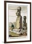 Chile, Monuments on Easter Island-null-Framed Giclee Print