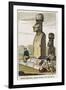 Chile, Monuments on Easter Island-null-Framed Giclee Print