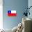 Chile National Flag Poster Print-null-Poster displayed on a wall