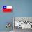 Chile National Flag Poster Print-null-Poster displayed on a wall