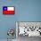 Chile National Flag Poster Print-null-Framed Poster displayed on a wall