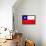 Chile National Flag Poster Print-null-Framed Poster displayed on a wall