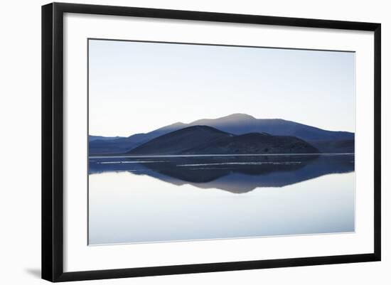 Chile, National Park Nevado Tres Cruzes, Laguna Santa Rose, Water Mirroring, Mountains-Jutta Ulmer-Framed Photographic Print