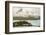 Chile, Patagonia. Lake Pehoe Lodge and The Horns mountains.-Jaynes Gallery-Framed Photographic Print