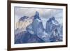 Chile, Patagonia. The Horns mountains.-Jaynes Gallery-Framed Premium Photographic Print