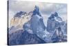 Chile, Patagonia. The Horns mountains.-Jaynes Gallery-Stretched Canvas