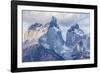 Chile, Patagonia. The Horns mountains.-Jaynes Gallery-Framed Photographic Print