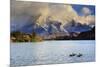 Chile, Patagonia, Torres Del Paine National Park, Cuernos Del Paine Peaks and Lake Pehoe-Michele Falzone-Mounted Photographic Print